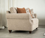 Buckhurst Taupe Loveseat - Ornate Home
