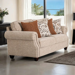 Buckhurst Taupe Upholstery Living Room Set - Ornate Home