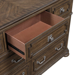 Buckingham Brown 5pc Bedroom Set - Ornate Home