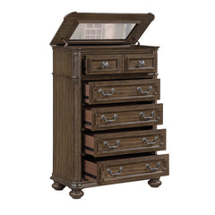 Buckingham Brown 5pc Bedroom Set - Ornate Home