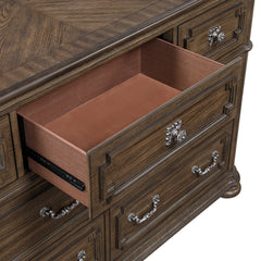 Buckingham Brown 5pc Bedroom Set - Ornate Home