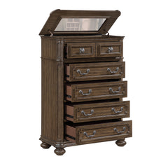 Buckingham Brown 5pc Bedroom Set - Ornate Home