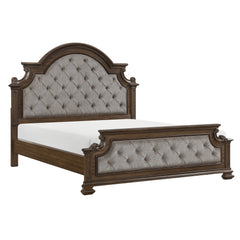 Buckingham Gray Eastern King Bed - Ornate Home