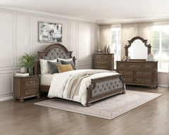 Buckingham Gray Eastern King Bed - Ornate Home