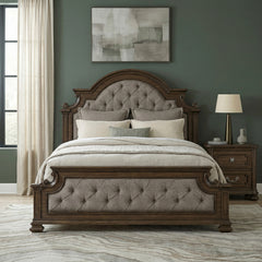 Buckingham Gray Eastern King Bed - Ornate Home