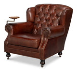 Buckingham Newark Brown Leather Armchair - Ornate Home