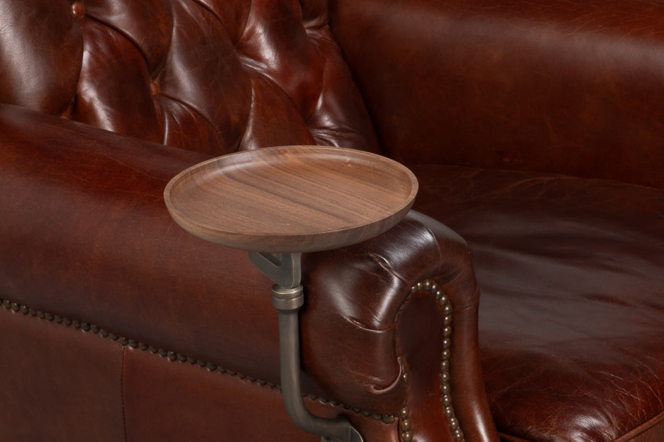 Buckingham Newark Brown Leather Armchair - Ornate Home