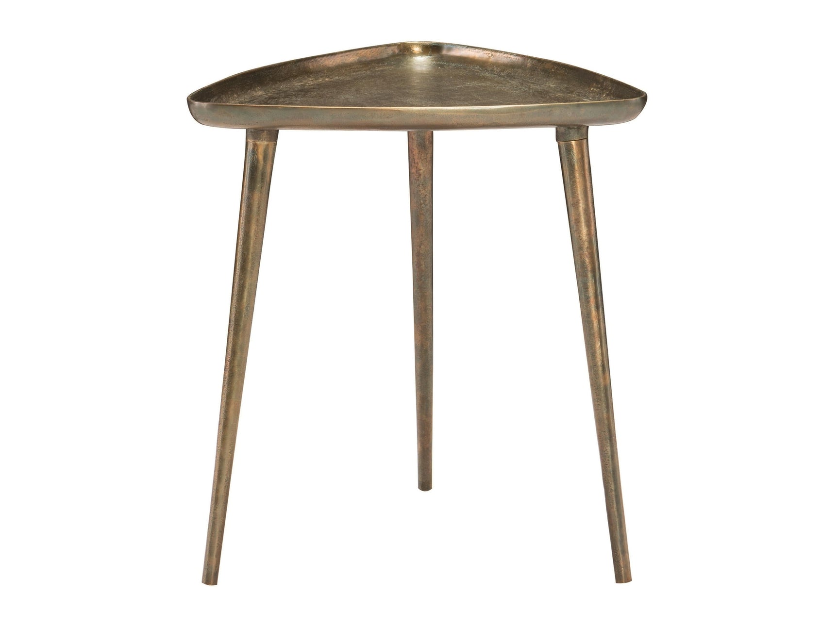 Buckley Antique Dark Brass Accent Table - Ornate Home
