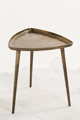 Buckley Antique Dark Brass Accent Table - Ornate Home