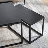 Buckley Dark Antique Coffee Table (Set of 3) - Ornate Home