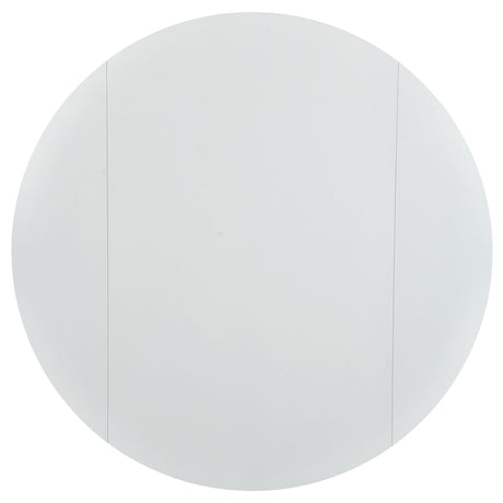 Bucknell White 3-piece Round Drop Leaf Dining Table Set - Ornate Home