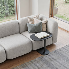 Buddy Gray Adjustable Rotating Side Table - Ornate Home