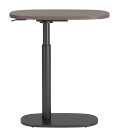 Buddy Gray Adjustable Rotating Side Table - Ornate Home