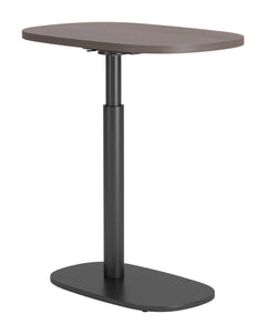 Buddy Gray Adjustable Rotating Side Table - Ornate Home