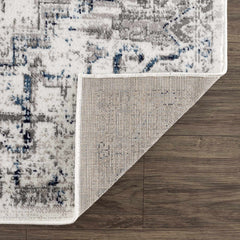 Buenaventura Cream & Navy Area Rug - Clearance - Ornate Home