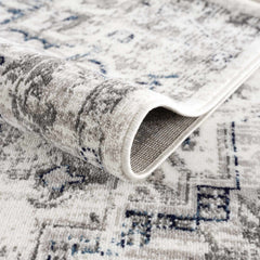 Buenaventura Cream & Navy Area Rug - Clearance - Ornate Home