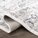 Buenaventura Cream & Navy Area Rug - Clearance - Ornate Home
