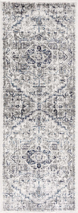 Buenaventura Cream & Navy Area Rug - Ornate Home