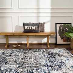 Buenaventura Navy Area Rug - Clearance - Ornate Home