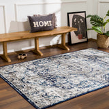 Buenaventura Navy Area Rug - Clearance - Ornate Home