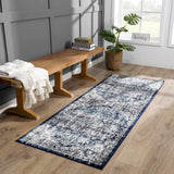 Buenaventura Navy Area Rug - Ornate Home