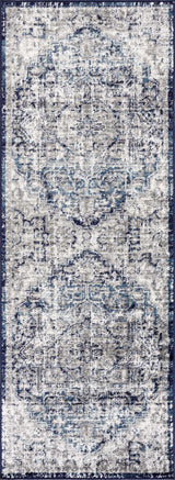 Buenaventura Navy Area Rug - Ornate Home