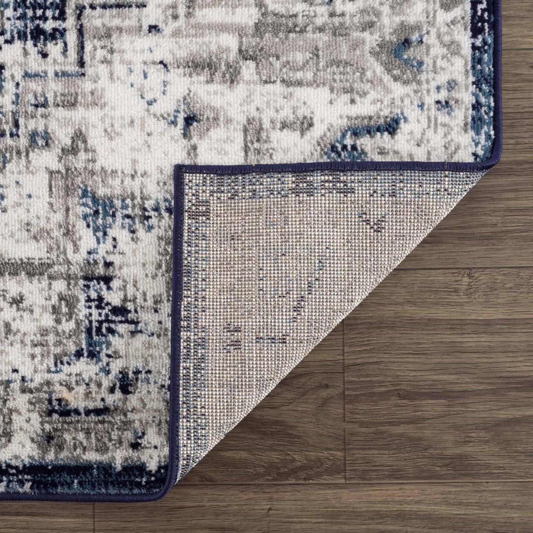 Buenaventura Navy Area Rug - Ornate Home