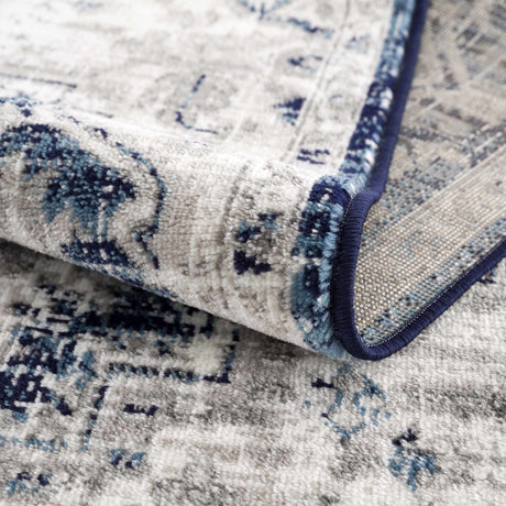 Buenaventura Navy Area Rug - Ornate Home