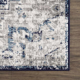 Buenaventura Navy Area Rug - Ornate Home