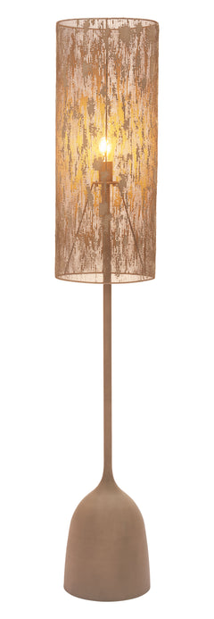 Buff Taupe Floor Lamp - Ornate Home