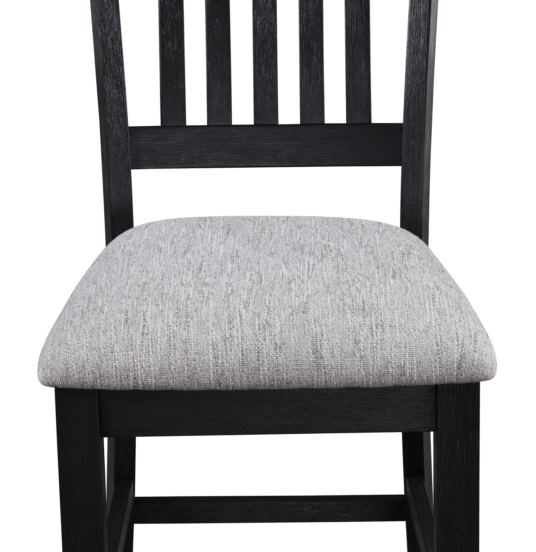 Buford Charcoal Black/Light Gray Counter Height Chair (Set of 2) - Ornate Home