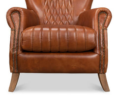Bugatti Brown Arm Chair - Ornate Home