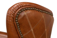 Bugatti Brown Arm Chair - Ornate Home