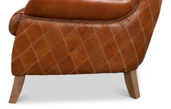 Bugatti Brown Arm Chair - Ornate Home