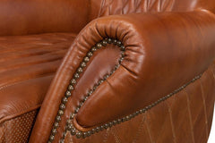 Bugatti Brown Arm Chair - Ornate Home