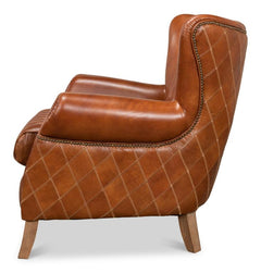 Bugatti Brown Arm Chair - Ornate Home
