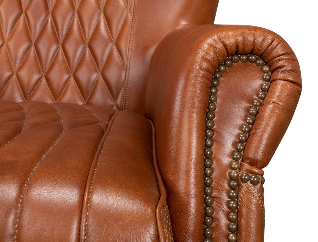 Bugatti Brown Arm Chair - Ornate Home