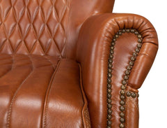 Bugatti Brown Arm Chair - Ornate Home