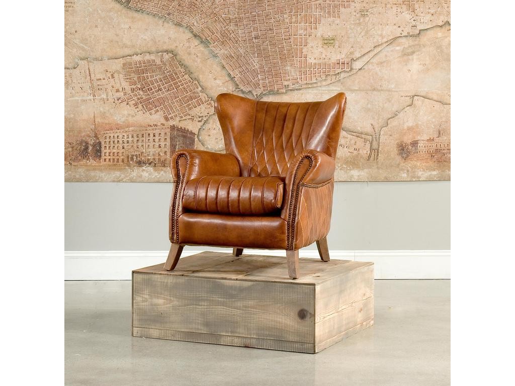 Bugatti Brown Arm Chair - Ornate Home