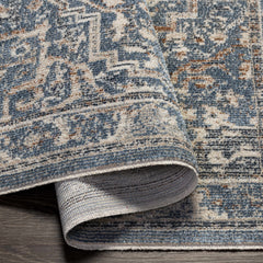 Buguey Cream&Blue Area Rug - Clearance - Ornate Home