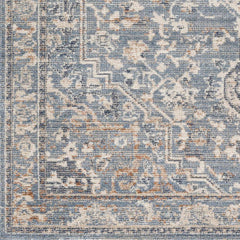 Buguey Cream&Blue Area Rug - Clearance - Ornate Home