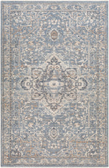 Buguey Cream&Blue Area Rug - Clearance - Ornate Home