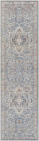 Buguey Cream&Blue Area Rug - Clearance - Ornate Home