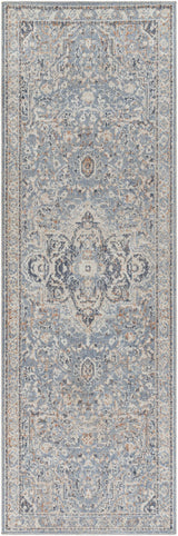 Buguey Cream&Blue Area Rug - Clearance - Ornate Home