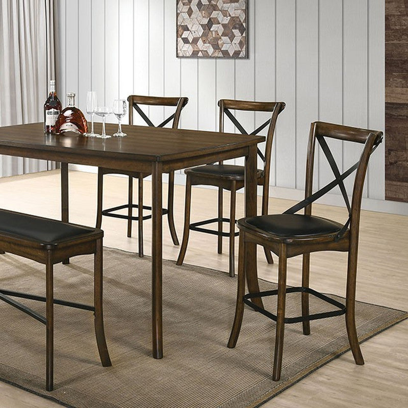 Buhl Burnished Oak Counter Height Table - Ornate Home