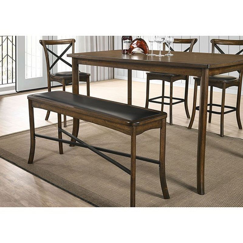 Buhl Burnished Oak Counter Height Table - Ornate Home