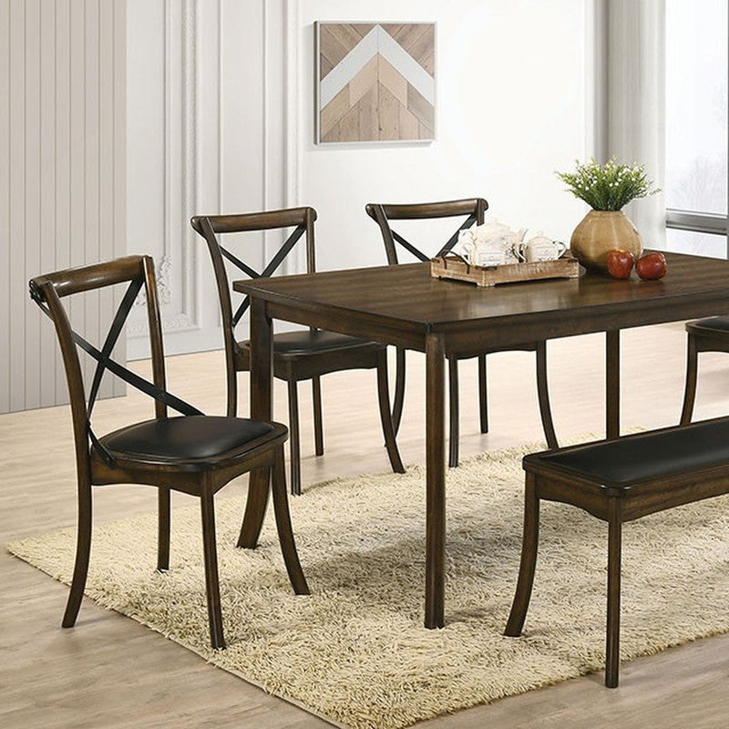 Buhl Burnished Oak/Espresso Dining Table - Ornate Home