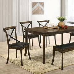 Buhl Burnished Oak/Espresso Dining Table - Ornate Home