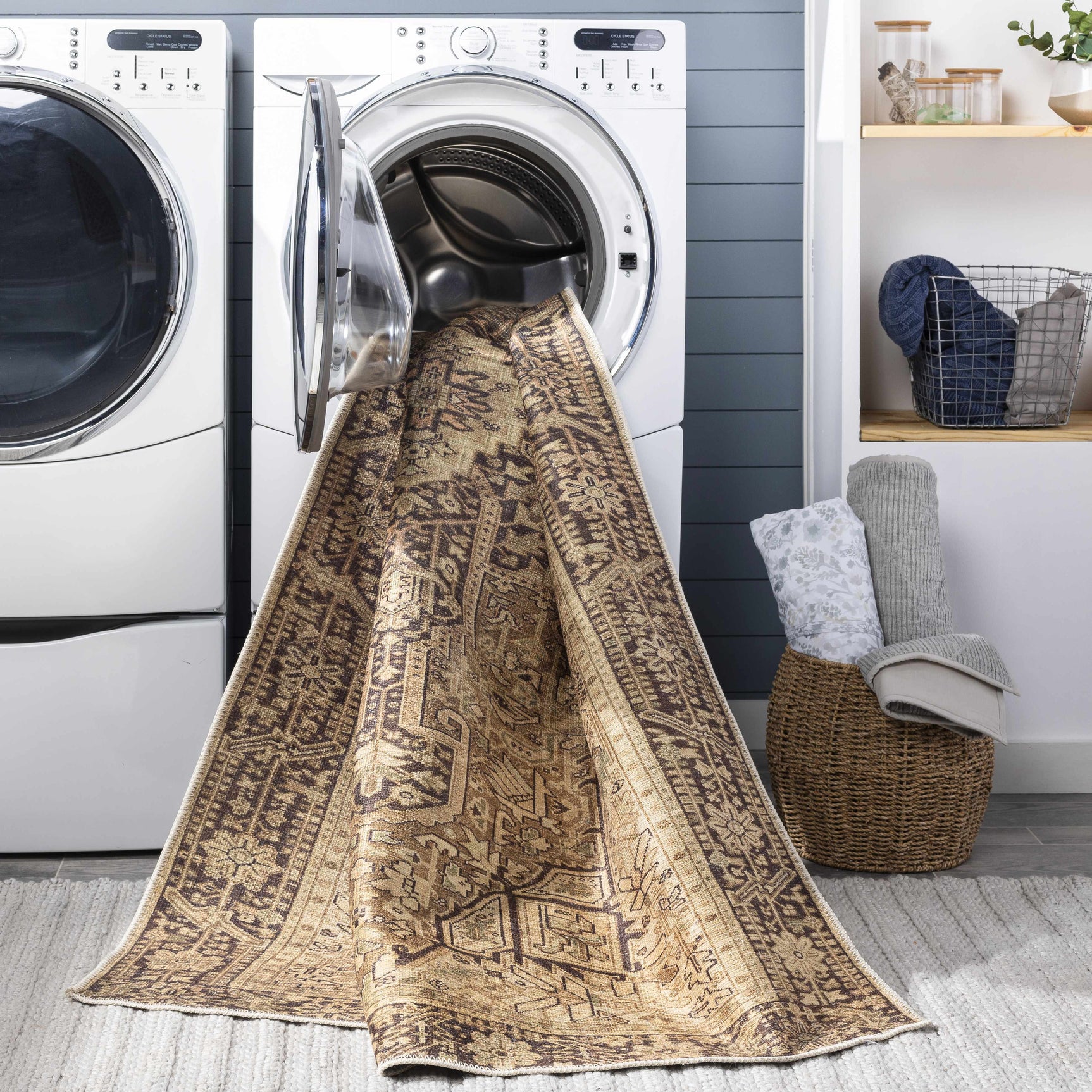 Buliran Washable Area Rug - Clearance - Ornate Home