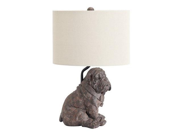 Bulldog Brown Table Lamp - Ornate Home